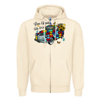 Sandshell love needs no words Zipper Hoodie - CowhideDigitalArt
