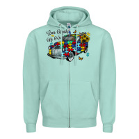 Seafoam love needs no words Zipper Hoodie - CowhideDigitalArt
