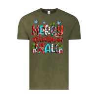Vintage Olive merry christmas y'all Vintage Tee - Zillion Design Studio
