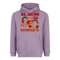 Lavender el amor se comparte with churros Heavyweight Hoodie - AdoDesignShop