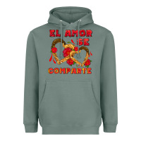Sage el amor se comparte with churros Heavyweight Hoodie - AdoDesignShop