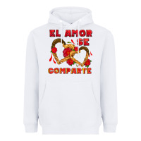White el amor se comparte with churros Heavyweight Hoodie - AdoDesignShop