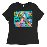 Black western nurse Ladies Tee - AdoDesignShop