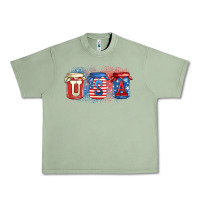 Oil Green usa mason jars Urban Heavy Tee - Zillion Design Studio