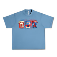 Pebble Blue usa mason jars Urban Heavy Tee - Zillion Design Studio