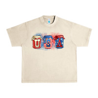 Sandshell usa mason jars Urban Heavy Tee - Zillion Design Studio