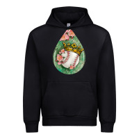 Black baseball and western roses teardrop  6 Urban Hoodie - BundleAndBundleShop