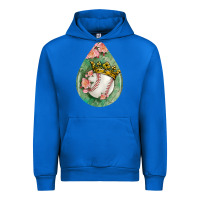 Cobalt baseball and western roses teardrop  6 Urban Hoodie - BundleAndBundleShop