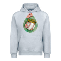 Heather Grey baseball and western roses teardrop  6 Urban Hoodie - BundleAndBundleShop