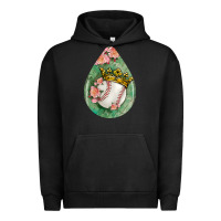 Pigment Black baseball and western roses teardrop  6 Urban Hoodie - BundleAndBundleShop