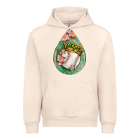 Sandshell baseball and western roses teardrop  6 Urban Hoodie - BundleAndBundleShop