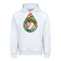 White baseball and western roses teardrop  6 Urban Hoodie - BundleAndBundleShop