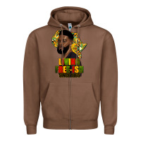 Chestnut juneteenth living freeish since 1865 Zipper Hoodie - HRA Design Shop