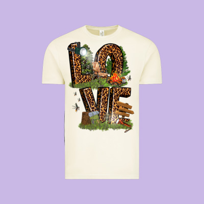 Vintage Tee love camping