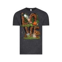 Vintage Black love camping Vintage Tee - texasbilliewilder