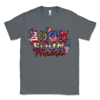 Charcoal Heather Boom boom Mama 4th of july Classic Tee - CowGirlArtShop