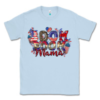 Dusty Blue Boom boom Mama 4th of july Classic Tee - CowGirlArtShop