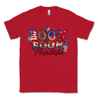 Red Boom boom Mama 4th of july Classic Tee - CowGirlArtShop