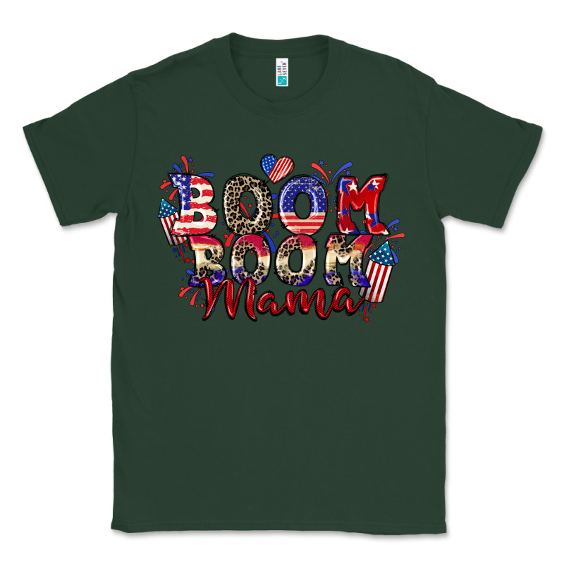 Boom Boom Mama 4th Of July Classic Tee by CowGirlArtShop | Teevron