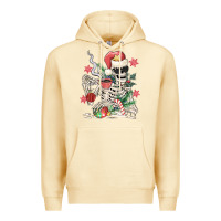 Pina Colada skeleton santa Premium Hoodie - MaliasSmallBusiness