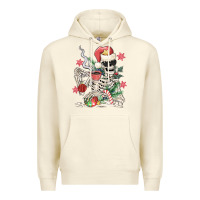 Sandshell skeleton santa Premium Hoodie - MaliasSmallBusiness