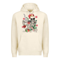 Tofu skeleton santa Premium Hoodie - MaliasSmallBusiness