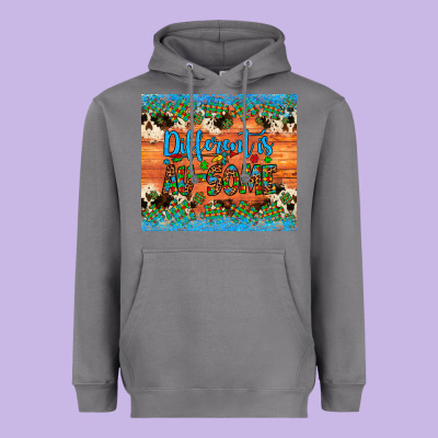 Different Is Au Some Autism Awareness Cowhide Leopard Tumbler Heavyweight Hoodie Designed By Artiststas