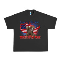 Pigment Black home of the free because of the brave Urban Heavy Tee - Zillion Design Studio