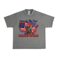 Tornado home of the free because of the brave Urban Heavy Tee - Zillion Design Studio