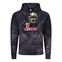 Cloud Black coffee because murder is wrong grumpy cat Vintage Hoodie - JahusDesignShop
