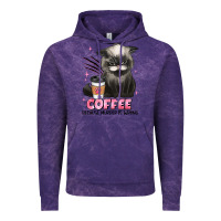 Cloud Purple coffee because murder is wrong grumpy cat Vintage Hoodie - JahusDesignShop