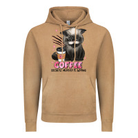 Vintage Camel coffee because murder is wrong grumpy cat Vintage Hoodie - JahusDesignShop