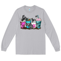 Moon Dust motocross coffee cups Long Sleeve Tee - Zillion Design Studio