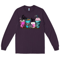 Plum motocross coffee cups Long Sleeve Tee - Zillion Design Studio