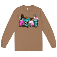 Toasted Coconut motocross coffee cups Long Sleeve Tee - Zillion Design Studio