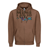 Chestnut mama Zipper Hoodie - CowhideDigitalArt