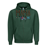 Sports Green mama Zipper Hoodie - CowhideDigitalArt
