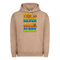 Pigment Burro Lgbtq You'll Never Walk Alone With Peace Urban Hoodie - BundleAndBundleShop
