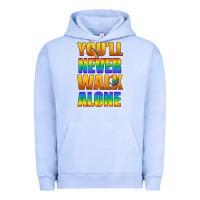 Pigment Grape Ice Lgbtq You'll Never Walk Alone With Peace Urban Hoodie - BundleAndBundleShop