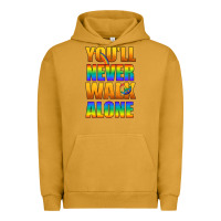 Pigment Peanut Butter Lgbtq You'll Never Walk Alone With Peace Urban Hoodie - BundleAndBundleShop