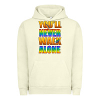 Pigment Pistachio Lgbtq You'll Never Walk Alone With Peace Urban Hoodie - BundleAndBundleShop