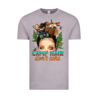 Vintage Zinc messy bun camp hair dont care Vintage Tee - texasbilliewilder