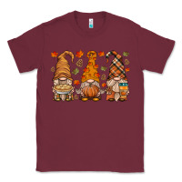 Burgundy fall gnome Classic Tee - HRA Design Shop