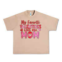 My Favorite Valentine Call Me Mom Urban Heavy Tee | Teevron