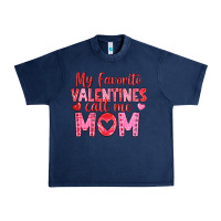 Navy my favorite valentine call me mom Urban Heavy Tee - texasbilliewilder