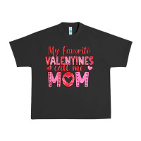 Pigment Black my favorite valentine call me mom Urban Heavy Tee - texasbilliewilder