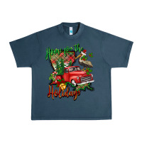 Midnight Navy home for the holidays louisiana Urban Heavy Tee - BarkalooDesign