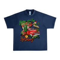 Navy home for the holidays louisiana Urban Heavy Tee - BarkalooDesign