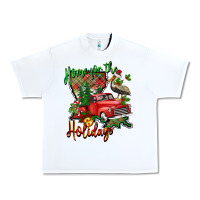 White home for the holidays louisiana Urban Heavy Tee - BarkalooDesign