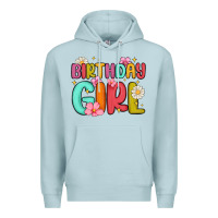 Blue Mist birthday girl Premium Hoodie - MaliasSmallBusiness